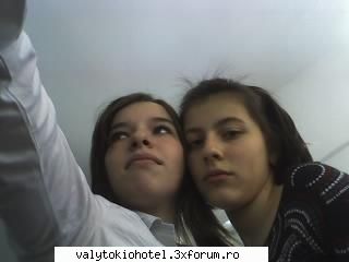 pic with the 2 of us - cea cu parul scurt si in negru sunt eu...si ink - poze cu prietenii vostri